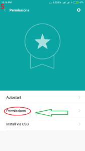 permission section